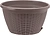 Кашпо с поддоном ПОДВЕСНОЕ мокко D27 H16