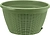Кашпо с поддоном ПОДВЕСНОЕ оливковый D27 H16