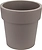 Кашпо тубус IDEA французский серый D15 H15