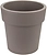 Кашпо тубус IDEA французский серый D20 H20