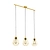 Подвесной потолочный светильник TARBES, 3Х60W, E27, сталь, матовая золотистый