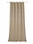 Штора портьерная Однотонная светло-бежевая 140х280 см