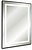 Зеркало саурон SILVER MIRROR LED металл 60х80 см
