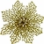 Ёлочная игрушка FLOWER 2-3 паутинка золото 120x120x40 мм