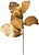 Искусственное растение золотой металл 580 мм
