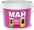 Краска акриловая интерьерная МАЙ белая ведро 6 кг