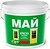 Краска фасадная атмосферостойкая МАЙ белая ведро 13 кг