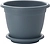 Горшок для цветов InGreen Aphrodite D 340 mm, 12,7л с подставкой №7 серый