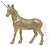 Фигура декоративная B&H "Единорог" бежевый 