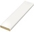 Притворная планка Юта стандарт Белая 2100х30х10 мм 1 шт