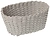 Корзина Pulita картон серая 140х280х200 мм