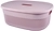 Корзина Plast Team OSLO пластиковая с крышкой лиловая 15х29х38 см 12 л