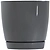 Горшок Form Plastic Toscana 0742-059 d15 см 2,2 л пластиковый серый
