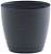 Горшок Form Plastic Sahara 3030-014 d16,7 см 2,4 л пластиковый антрацитовый