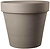 Горшок DEROMA VASO d15 см глиняный темно-серый