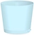 Горшок InGreen Easy Grow d12 см 0,75 л полипропиленовый голубой с подставкой