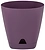 Горшок InGreen Amsterdam d14 см 1,35 л полипропиленовый фиолетовый с поддоном