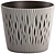 Кашпо Prosperplast Sandy Round d18,9 см 3 л пластик серый камень