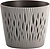 Кашпо Prosperplast Sandy Round серый камень D26,2 7,9 л