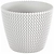 Кашпо Prosperplast Splofy d15,7 см 1,7 л пластик белое
