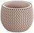 Кашпо Prosperplast Splofy Bowl d18 см 1,4 л пластик мокко
