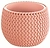 Кашпо Prosperplast Splofy Bowl d29 см 3,9 л пластик персиковое
