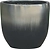Горшок фиберстоун серебряный D37 H33 см
