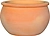 Горшок керамика терракотовый D27 H18 см