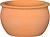 Горшок керамика терракотовый D19 H11 см