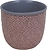 Горшок керамика фиолетовый D16,5 H15 см
