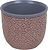 Горшок керамика фиолетовый D13 H11 см