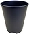 Горшок ГазонCity d11,7 см 1 л полипропиленовый черный 