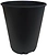Горшок ГазонCity d14,9 см 2 л полипропиленовый черный 