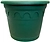 Горшок Soparco Roma d29,2 см 8,7 л полипропиленовый зеленый с поддоном