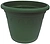 Горшок ГазонCity Roma d16,1 см 3,5 л полипропиленовый зеленый с поддоном