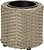 Кашпо Ротанг  h16 см искусственный ротанг цилиндр серое