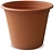 Горшок Роксор Консьюмер d22 см 4 л полипропиленовый терракотовый