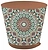 Горшок InGreen Крит d16 см 1,8 л полипропиленовый винтажный мотив