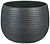 Кашпо Scheurich Linara 744 d18 см керамическое темно-серое