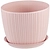 Кашпо IDEA Вязание d13,5 см 1,1 л полипропиленовое чайная роза с поддоном