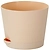 Горшок d10 см 0,4 л полипропиленовый бежевый с поддоном