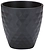 Кашпо Scheurich 632 d15 см керамическое антрацитовое черное