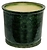 Горшок Цилиндр d44 см 40,5 л керамический зеленый с поддоном