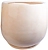 Горшок Тюльпан d32 см керамический бежевый