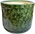 Горшок Цилиндр d35 см керамический зеленый