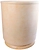 Вазон d36 см керамический бежевый