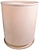 Вазон d33 см керамический бежевый