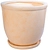 Горшок Кедр №2 d25 см 8 л керамический бежевый