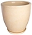 Горшок Кедр №3 d30 см 1,6 л керамический бежевый с поддоном