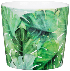 Кашпо Scheurich Тропикал 870 d12 см керамическое светло-зеленое